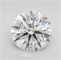 Lab Grown Diamond 1.04 Carats, Round with Ideal Cut, D Color, VVS2 Clarity and Certified by IGI