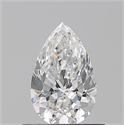Natural Diamond 0.51 Carats, Pear with  Cut, E Color, VS2 Clarity and Certified by GIA