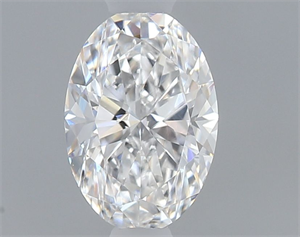 Picture of Natural Diamond 0.40 Carats, Oval with  Cut, D Color, VVS1 Clarity and Certified by GIA
