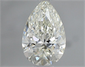 Natural Diamond 0.51 Carats, Pear with  Cut, H Color, SI1 Clarity and Certified by IGI