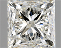 Natural Diamond 1.01 Carats, Princess with  Cut, J Color, VS1 Clarity and Certified by GIA
