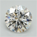 Lab Grown Diamond 4.04 Carats, Round with Ideal Cut, E Color, VVS2 Clarity and Certified by IGI