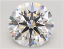 Lab Grown Diamond 7.60 Carats, Round with Ideal Cut, E Color, VS2 Clarity and Certified by IGI
