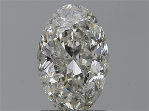 Foto Diamante Natural 1.21 quilates, Ovalado , Color H, claridad SI2 y certificado HRD de