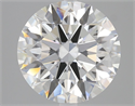 Natural Diamond 4.04 Carats, Round with Excellent Cut, E Color, VVS2 Clarity and Certified by GIA