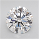 Lab Grown Diamond 3.57 Carats, Round with Ideal Cut, D Color, IF Clarity and Certified by IGI