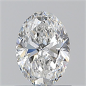 Diamante Natural 0.90 quilates, Ovalado , Color E, claridad VS2 y certificado GIA