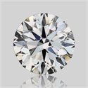 Natural Diamond 0.70 Carats, Round with Excellent Cut, E Color, VVS2 Clarity and Certified by GIA