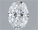 Natural Diamond 0.60 Carats, Oval with  Cut, E Color, VVS1 Clarity and Certified by GIA