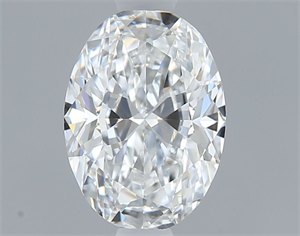 Picture of Natural Diamond 0.60 Carats, Oval with  Cut, E Color, VVS1 Clarity and Certified by GIA
