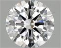 Lab Grown Diamond 1.47 Carats, Round with Ideal Cut, D Color, VS2 Clarity and Certified by IGI