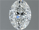 Diamante Natural 0.90 quilates, Ovalado , Color G, claridad SI1 y certificado GIA