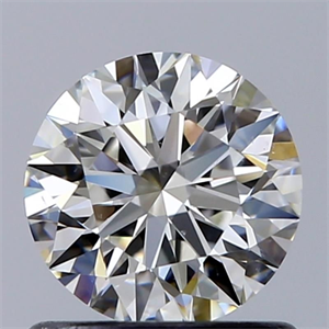 Picture of Natural Diamond 0.80 Carats, Round with Excellent Cut, H Color, SI1 Clarity and Certified by GIA