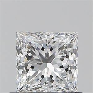 Picture of Natural Diamond 0.70 Carats, Princess with  Cut, E Color, VVS1 Clarity and Certified by GIA