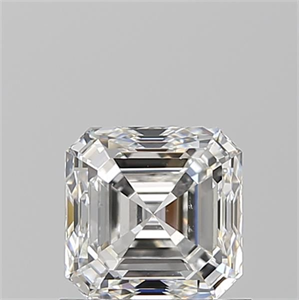 Foto Diamante Natural 1.01 quilates, Asscher , Color G, claridad SI1 y certificado GIA de