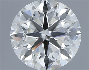 Foto Diamante Natural 0.70 quilates, Redondo , Color H, claridad VVS2 y certificado IGI de