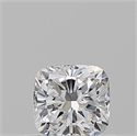 Natural Diamond 0.50 Carats, Cushion with  Cut, D Color, VVS1 Clarity and Certified by GIA