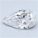 Diamante Natural 2.00 quilates, De pera , Color D, claridad VVS2 y certificado GIA