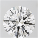 Lab Grown Diamond 8.24 Carats, Round with Excellent Cut, F Color, VS1 Clarity and Certified by IGI