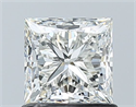 Diamante Natural 1.01 quilates, Princesa , Color I, claridad VVS2 y certificado GIA