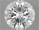 Lab Grown Diamond 3.53 Carats, Round with Ideal Cut, F Color, VVS2 Clarity and Certified by IGI