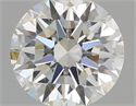 Diamante Natural 0.72 quilates, Redondo , Color H, claridad IF y certificado GIA