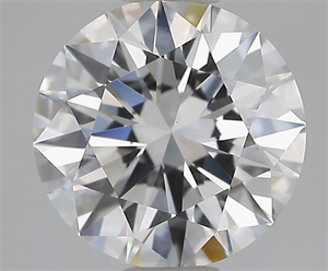 Picture of Lab Grown Diamond 1.52 Carats, Round with Excellent Cut, D Color, VS1 Clarity and Certified by IGI