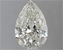 Natural Diamond 1.00 Carats, Pear with  Cut, K Color, SI2 Clarity and Certified by GIA