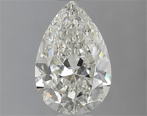 Picture of Natural Diamond 1.00 Carats, Pear with  Cut, K Color, SI2 Clarity and Certified by GIA
