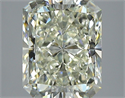 Natural Diamond 1.50 Carats, Radiant with  Cut, N Color, SI1 Clarity and Certified by GIA