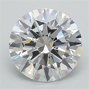 Picture of Lab Grown Diamond 1.40 Carats, Round with Ideal Cut, D Color, VS1 Clarity and Certified by IGI