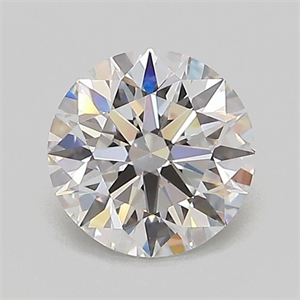 Picture of Lab Grown Diamond 1.03 Carats, Round with Ideal Cut, D Color, VS1 Clarity and Certified by IGI