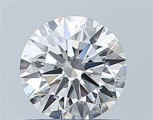 Foto Diamante Natural 0.70 quilates, Redondo , Color F, claridad VS1 y certificado GIA de