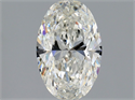 Natural Diamond 1.01 Carats, Oval with  Cut, I Color, SI2 Clarity and Certified by GIA