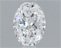 Natural Diamond 0.40 Carats, Oval with  Cut, E Color, VS2 Clarity and Certified by GIA