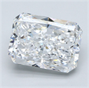 Diamante Natural 4.01 quilates, Radiante , Color D, claridad VS2 y certificado GIA