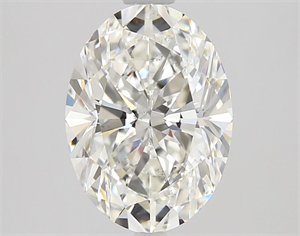 Foto Diamante Natural 1.71 quilates, Ovalado , Color G, claridad VS2 y certificado GIA de
