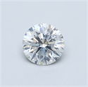 Diamante Natural 0.55 quilates, Redondo , Color F, claridad SI2 y certificado GIA