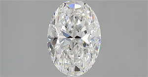 Foto Diamante Natural 1.51 quilates, Ovalado , Color F, claridad VVS1 y certificado GIA de