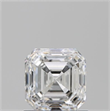 Diamante Natural 1.01 quilates, Asscher , Color F, claridad SI2 y certificado GIA