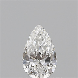 Picture of Natural Diamond 0.50 Carats, Pear with  Cut, E Color, VVS2 Clarity and Certified by GIA