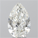Natural Diamond 3.50 Carats, Pear with  Cut, G Color, SI1 Clarity and Certified by GIA