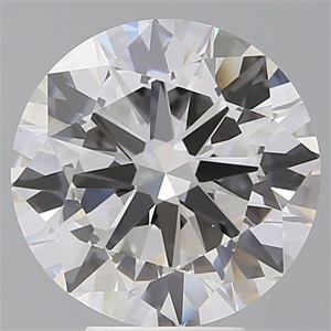 Picture of Lab Grown Diamond 5.51 Carats, Round with Excellent Cut, E Color, VVS2 Clarity and Certified by IGI