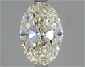 Natural Diamond 1.70 Carats, Oval with  Cut, L Color, VVS1 Clarity and Certified by GIA