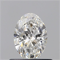 Natural Diamond 0.50 Carats, Oval with  Cut, F Color, VS2 Clarity and Certified by GIA