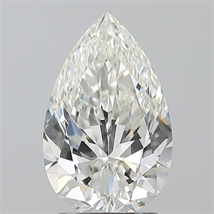 Picture of Natural Diamond 2.01 Carats, Pear with  Cut, H Color, VS1 Clarity and Certified by GIA