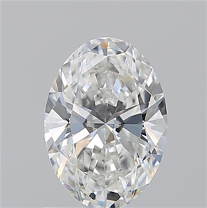 Picture of Natural Diamond 1.01 Carats, Oval with  Cut, F Color, VS1 Clarity and Certified by GIA