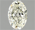 Natural Diamond 0.80 Carats, Oval with  Cut, J Color, IF Clarity and Certified by IGI