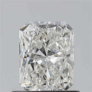 Picture of Natural Diamond 0.70 Carats, Radiant with  Cut, H Color, IF Clarity and Certified by GIA