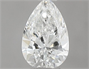 Diamante Natural 0.40 quilates, De pera , Color D, claridad VS2 y certificado GIA